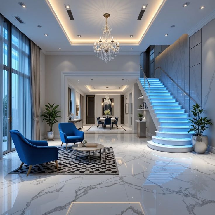 Azure Staircase Villa